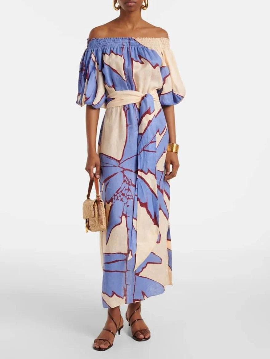 Vestido Isis -Longo, casual, moderno e respirável +Frete Grátis