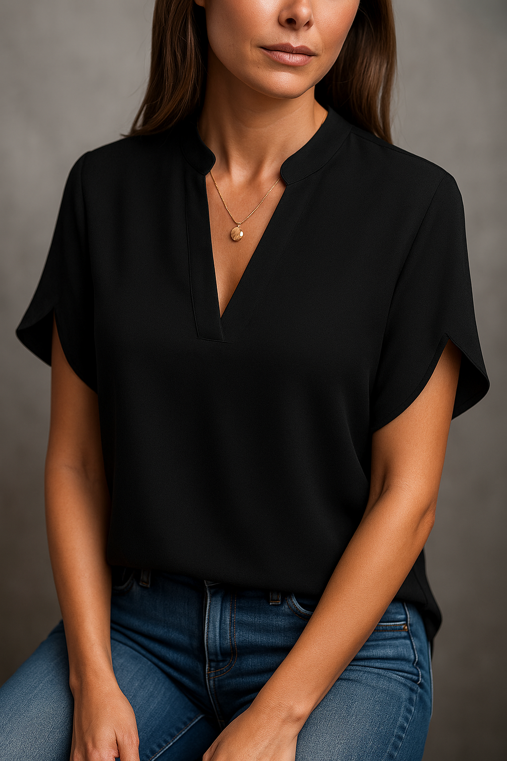 Blusa Feminina Natália- Conforto, charme e elegância +Frete Grátis