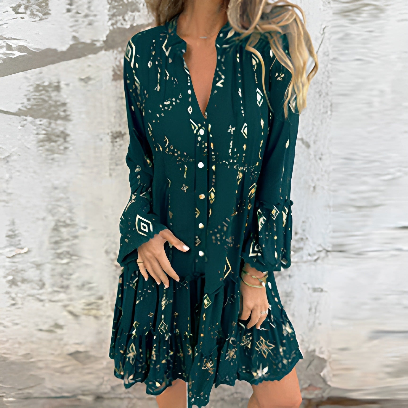 Vestido Carolina- É no verão em que você se torna a própria inspiração + Frete Grátis