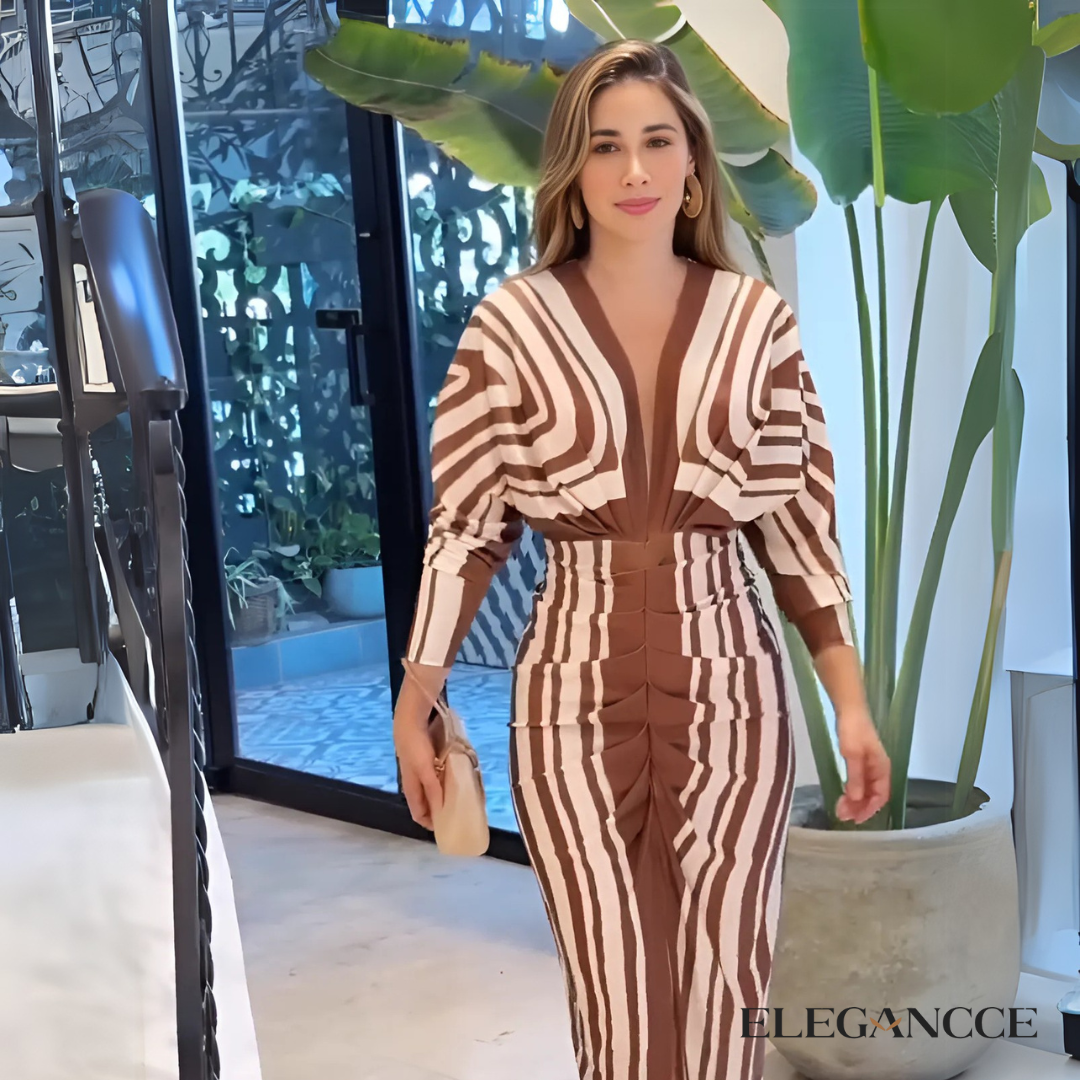 Vestido Elegante Michelle- Conforto, Sofisticação e Elegância + Frete Grátis