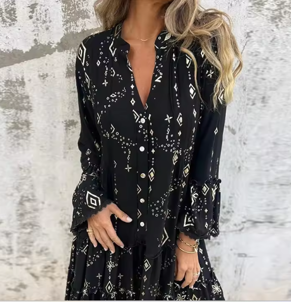 Vestido Carolina- É no verão em que você se torna a própria inspiração + Frete Grátis