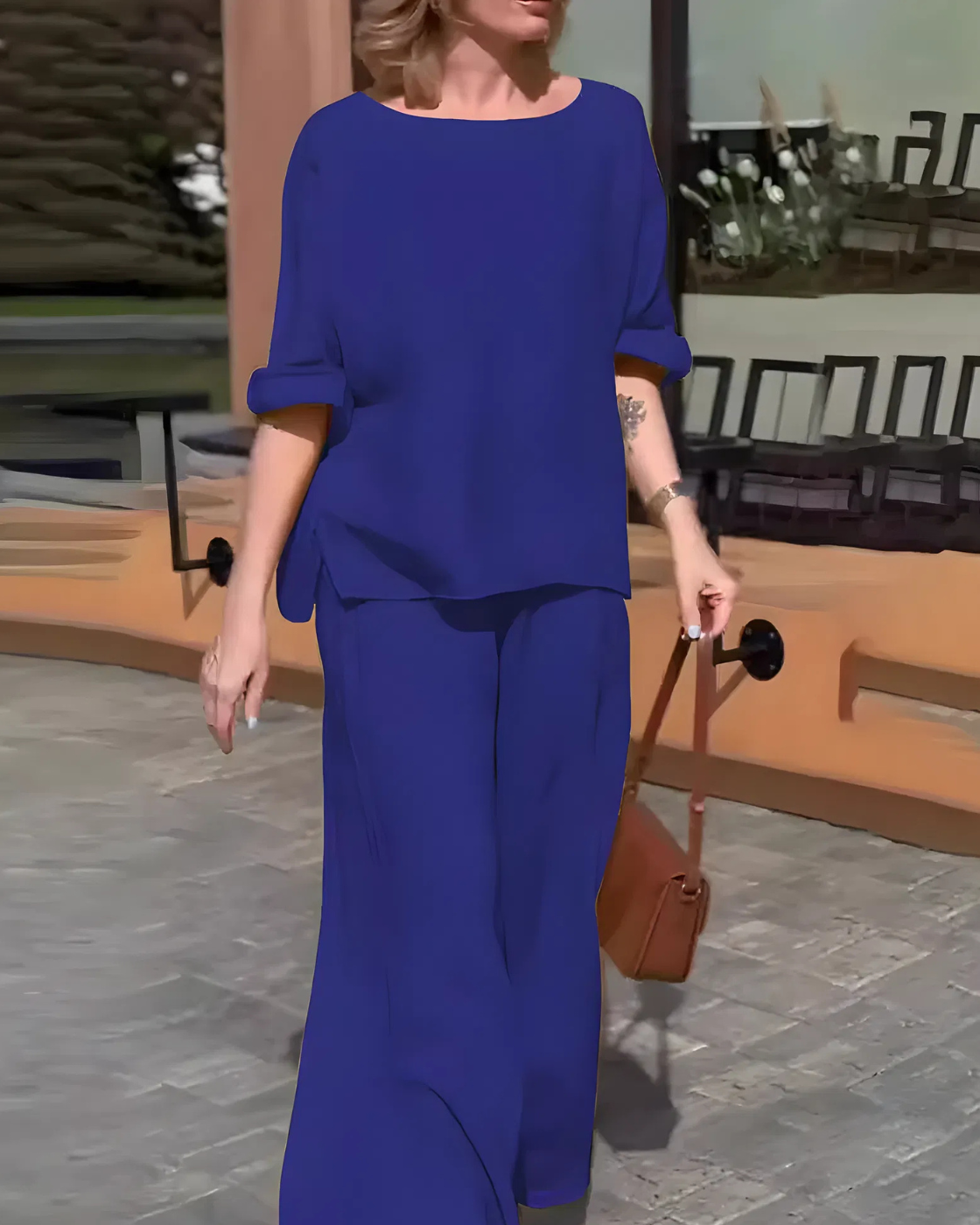 O Conjunto Inês é a peça que não pode faltar |Linho Premium- Sofisticação e elegância em 2 peças + Frete Grátis