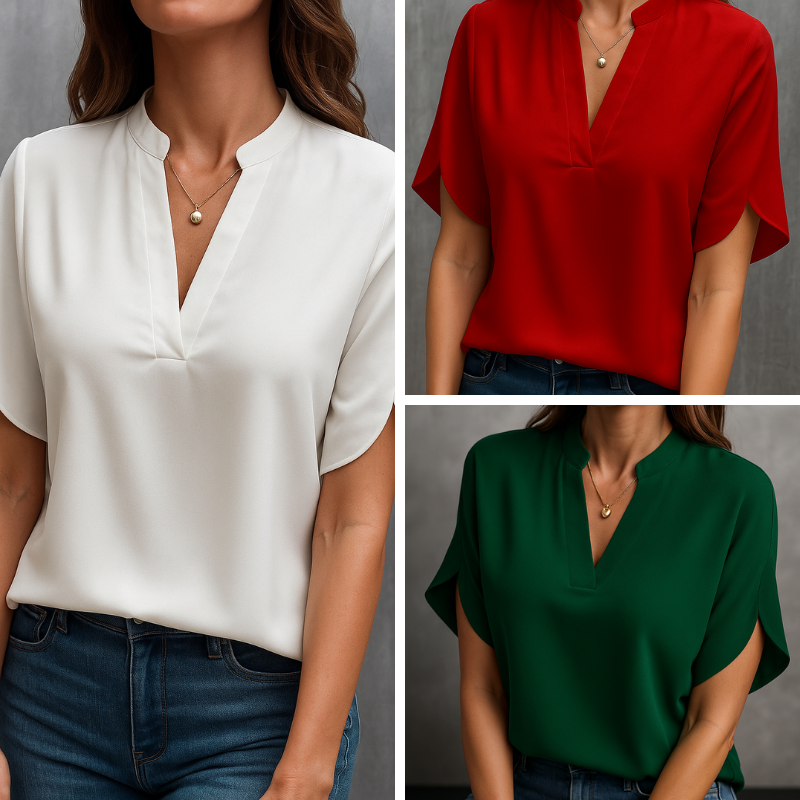 Blusa Feminina Natália- Conforto, charme e elegância +Frete Grátis
