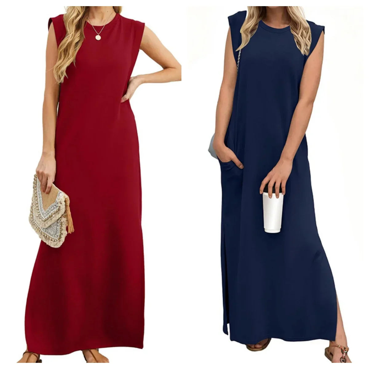Vestido Elisa - Sem Mangas Leve e Soltinho- Ideal para diversas ocasiões