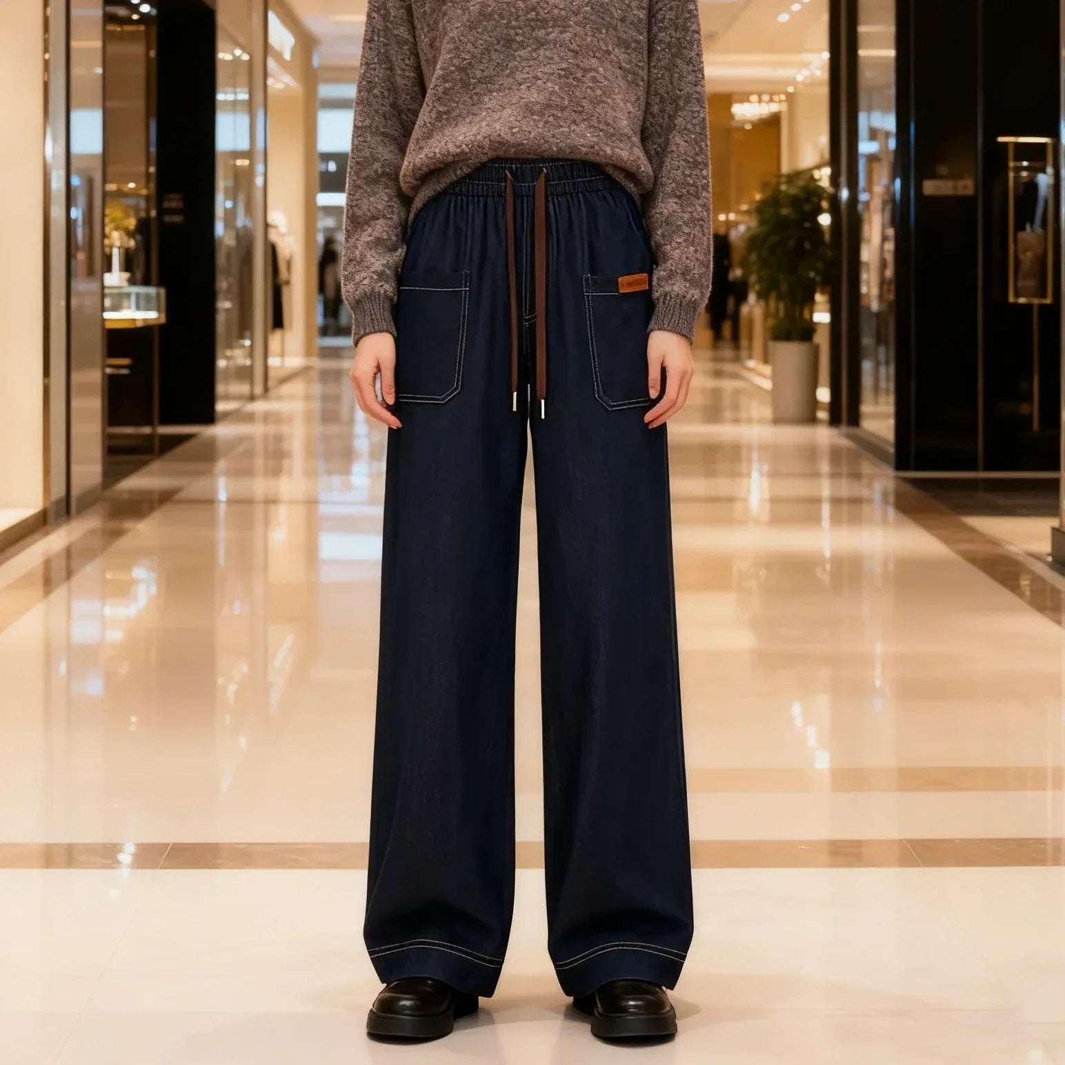 Calça Cecília em Jeans- Conforto que Não Marca, Não Aperta e Acompanha Seus Movimentos