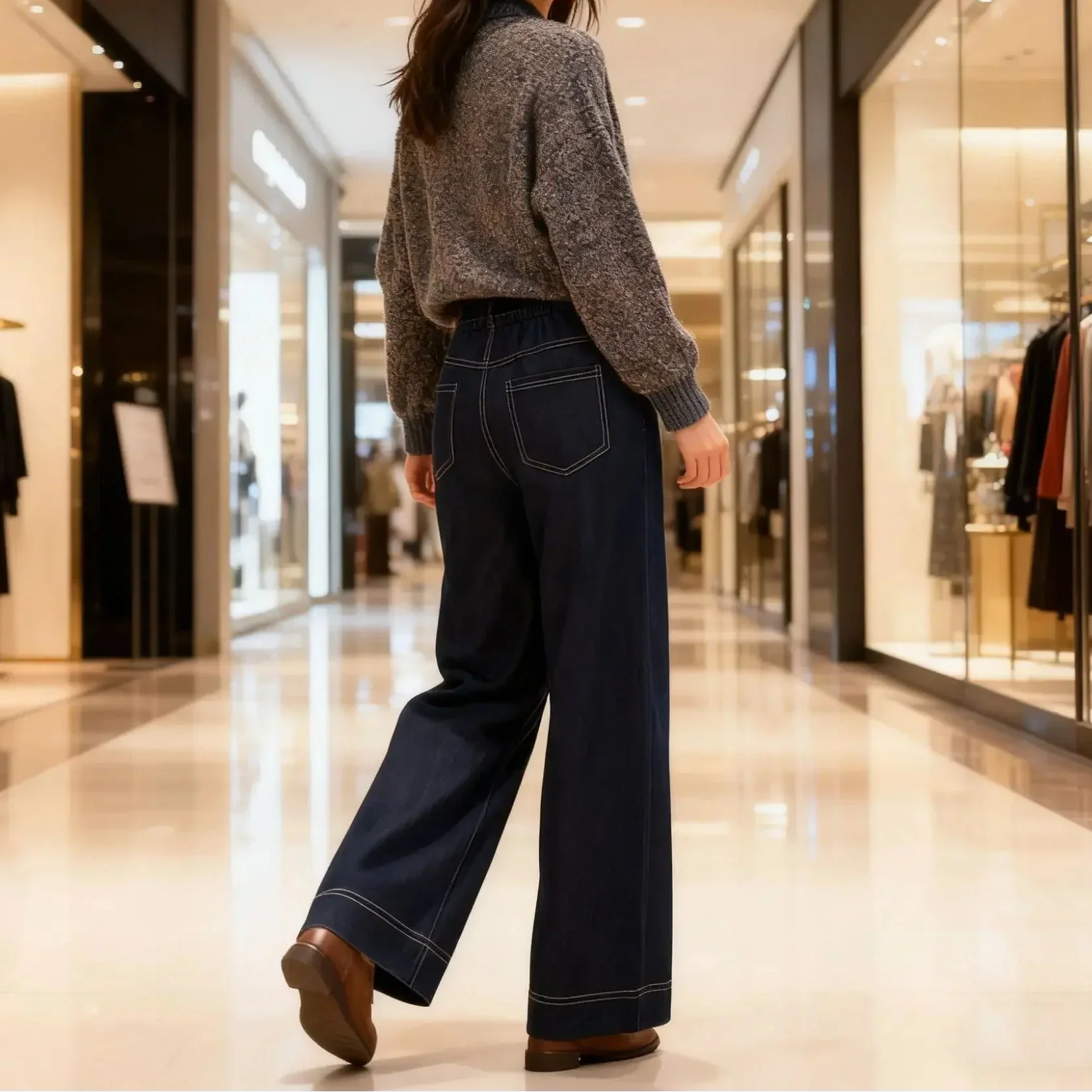 Calça Cecília em Jeans- Conforto que Não Marca, Não Aperta e Acompanha Seus Movimentos
