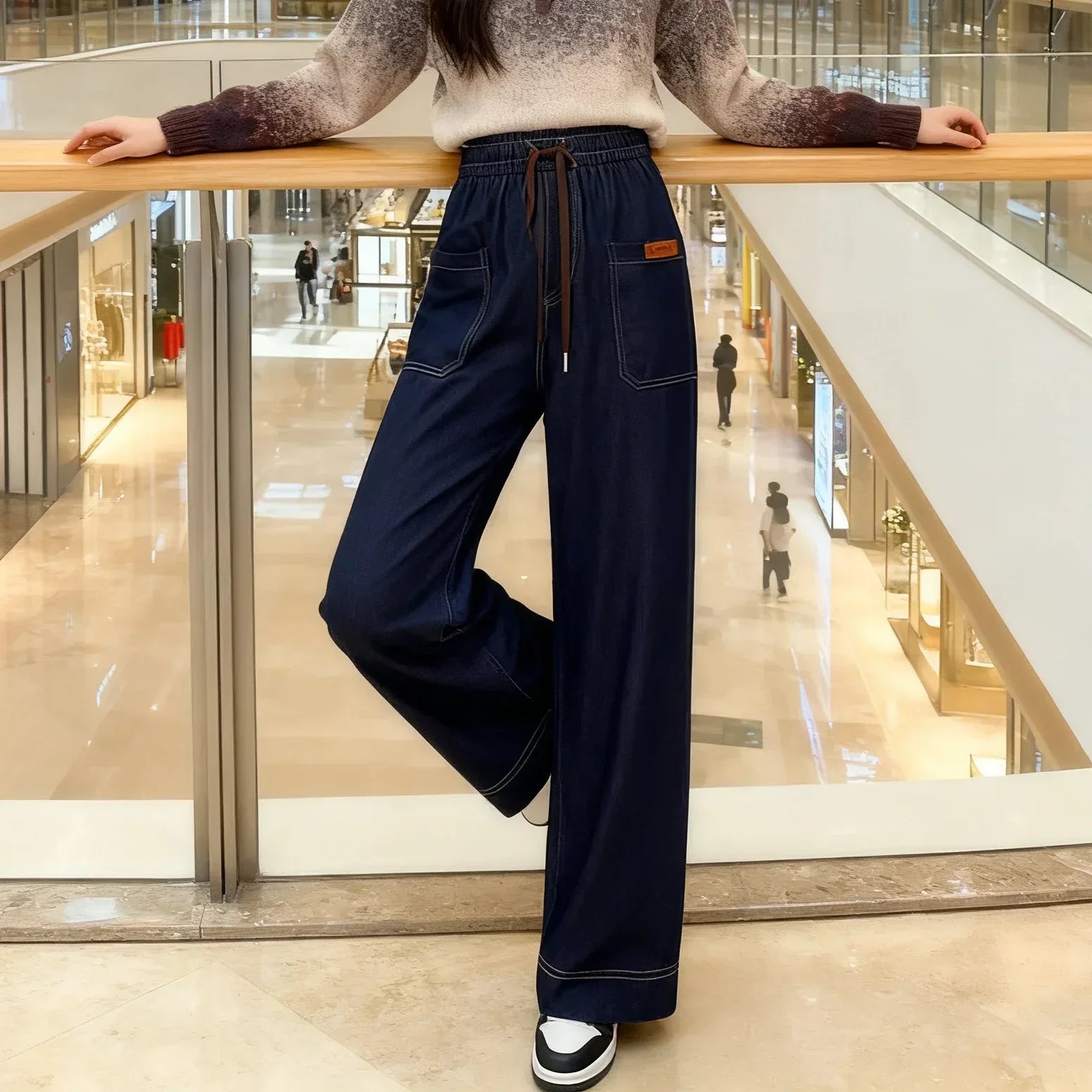 Calça Cecília em Jeans- Conforto que Não Marca, Não Aperta e Acompanha Seus Movimentos