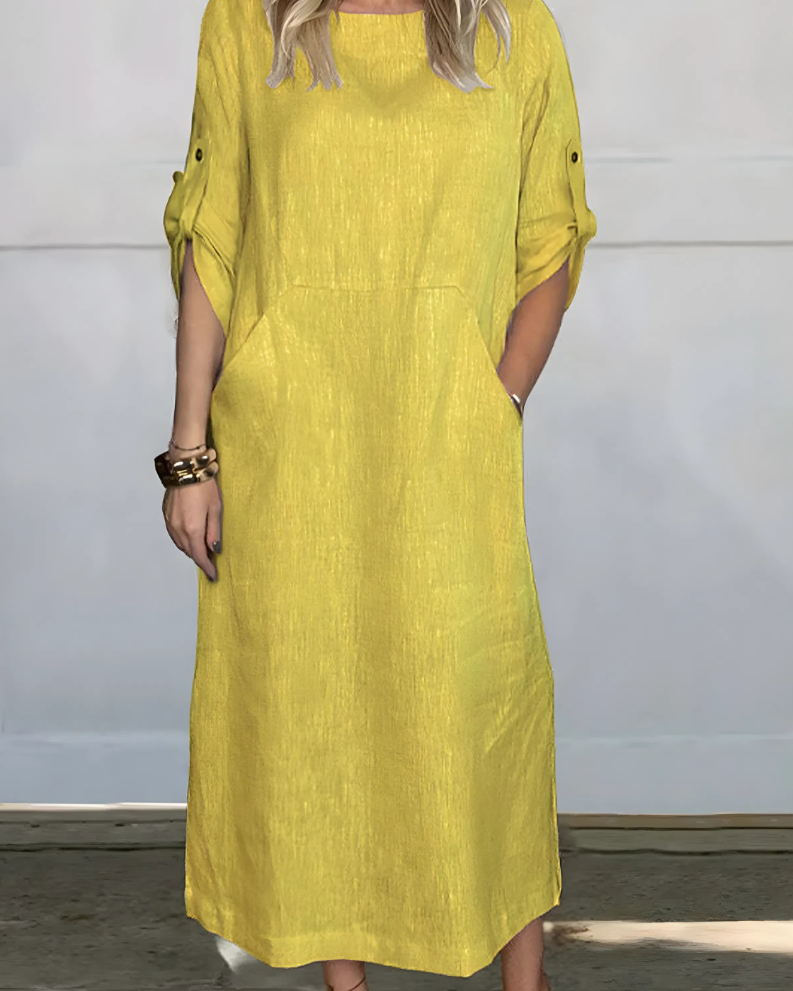 Vestido Casual Susana- Conforto, leveza e Sofisticação + Frete Grátis