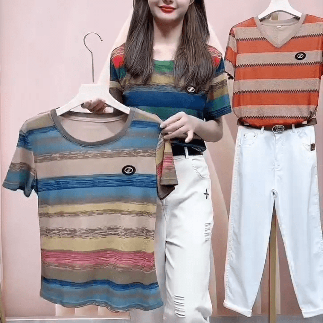 Camisetas Soltinhas Paris com Cores Vibrantes / Elegância e Conforto para um Verão Radiante! ( Compre 1 e Leve 2)