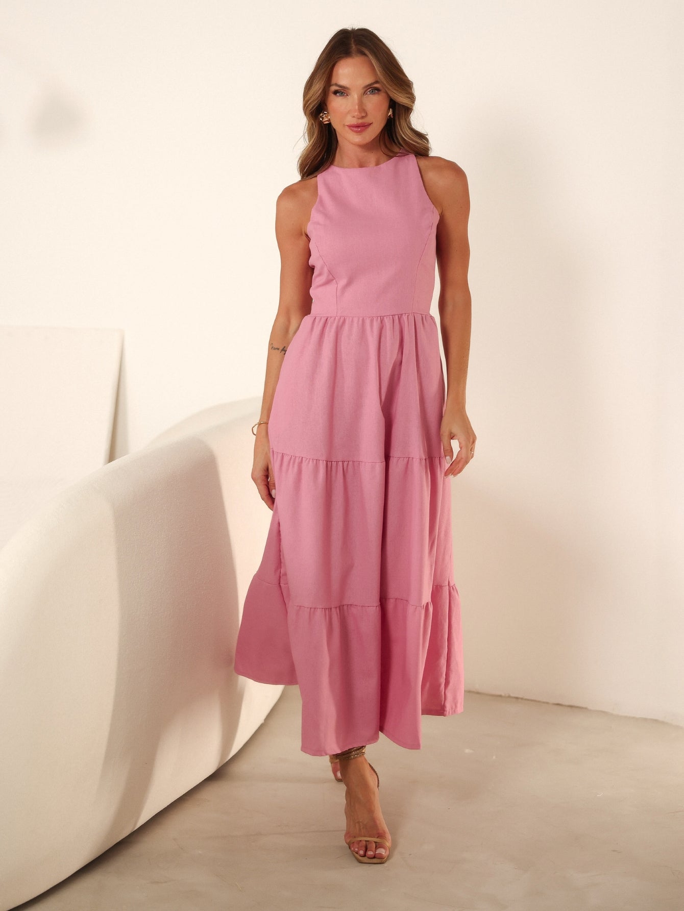 Vestido de Linho Sofia- A Combinação perfeita entre estilo e conforto + Frete Grátis