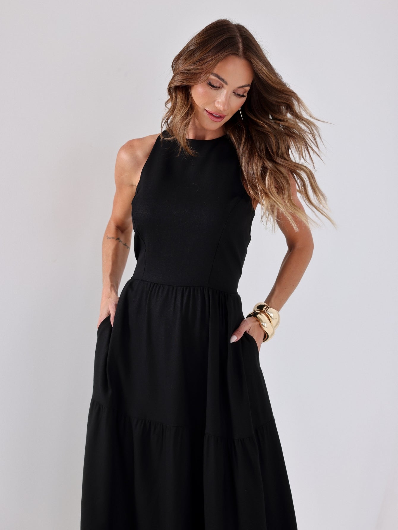 Vestido de Linho Sofia- A Combinação perfeita entre estilo e conforto + Frete Grátis