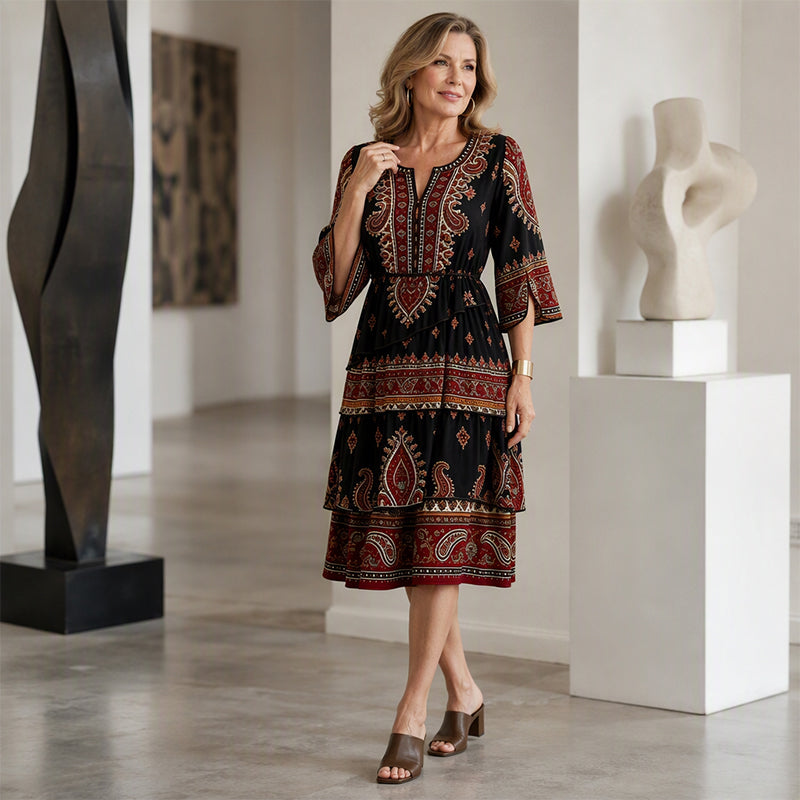 Vestido Soltinho Elisa- Feito para transmitir leveza, elegância e Sofisticação