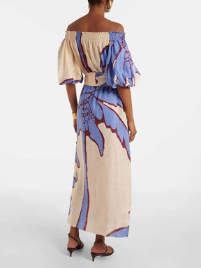 Vestido Isis -Longo, casual, moderno e respirável +Frete Grátis