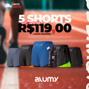 Kit 5 Shorts Dryfit + Galão Darkness