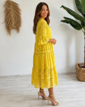Vestido de renda Melissa- Elegância, Sofisticação e Modernidade!