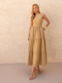 Vestido de Linho Sofia- A Combinação perfeita entre estilo e conforto + Frete Grátis