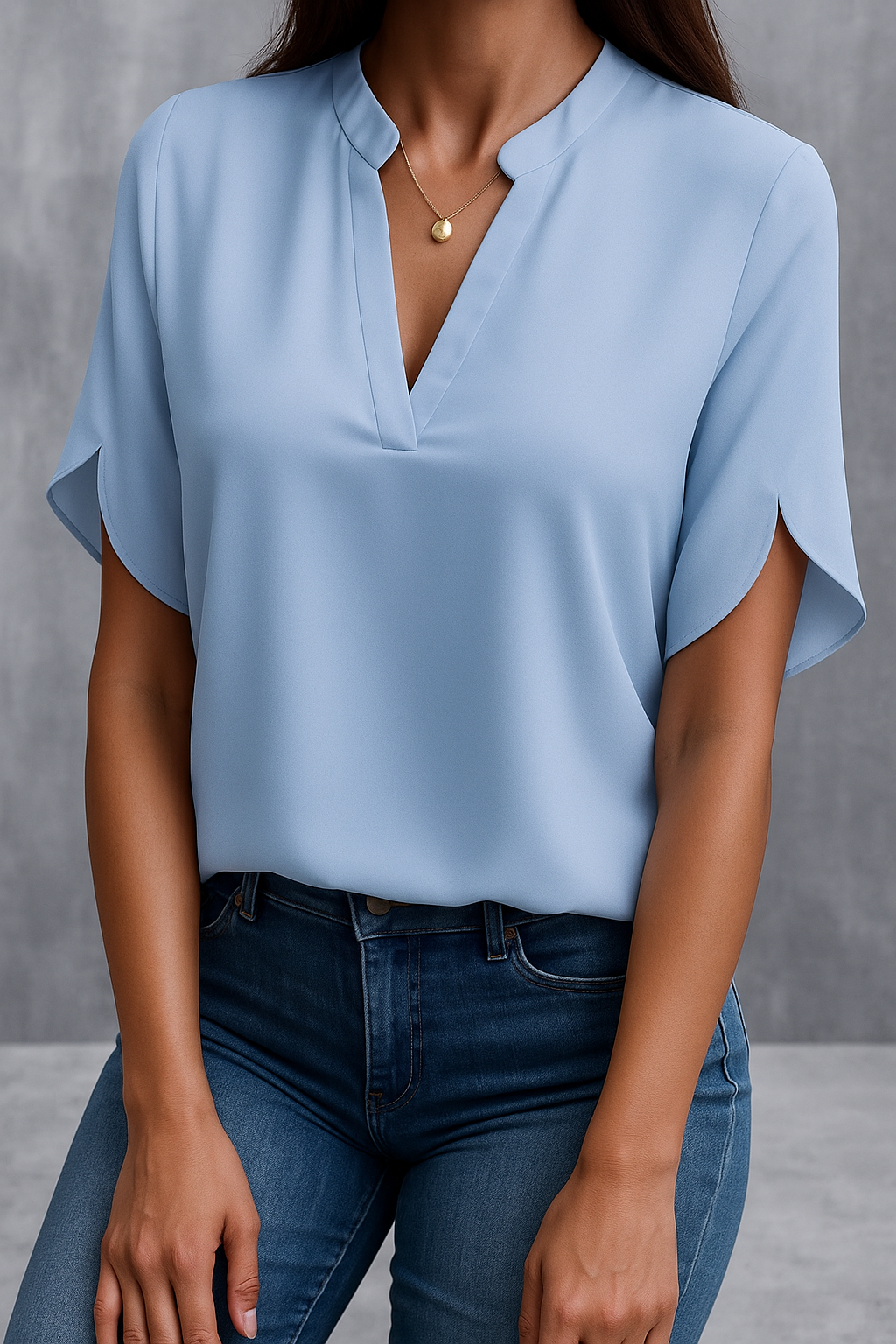 Blusa Feminina Natália- Conforto, charme e elegância +Frete Grátis