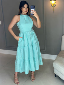 Vestido de Linho Sofia- A Combinação perfeita entre estilo e conforto + Frete Grátis
