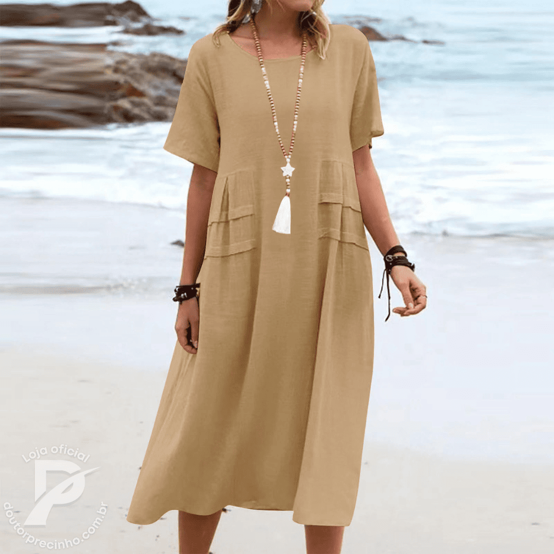 Vestido Talita - Soltinho e Tecido Leve- Conforto como você nunca viu! + Frete Grátis