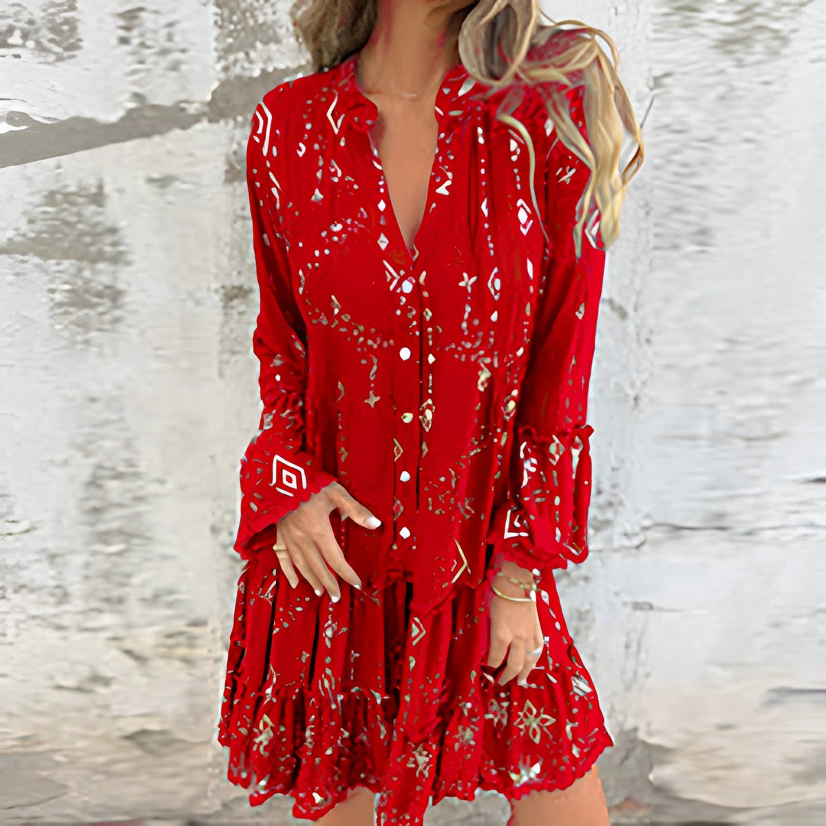Vestido Carolina- É no verão em que você se torna a própria inspiração + Frete Grátis