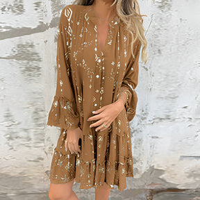 Vestido Carolina- É no verão em que você se torna a própria inspiração + Frete Grátis