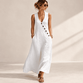 Vestido Longo Yasmin- A peça que entrega presença e elegância sem abrir mão da leveza!