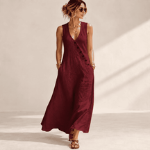 Vestido Longo Yasmin- A peça que entrega presença e elegância sem abrir mão da leveza!