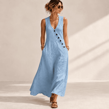 Vestido Longo Yasmin- A peça que entrega presença e elegância sem abrir mão da leveza!