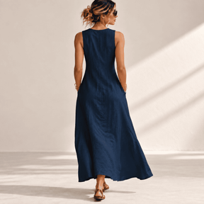 Vestido Longo Yasmin- A peça que entrega presença e elegância sem abrir mão da leveza!