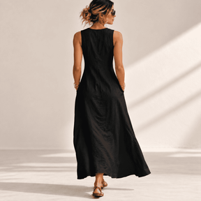 Vestido Longo Yasmin- A peça que entrega presença e elegância sem abrir mão da leveza!