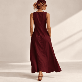 Vestido Longo Yasmin- A peça que entrega presença e elegância sem abrir mão da leveza!