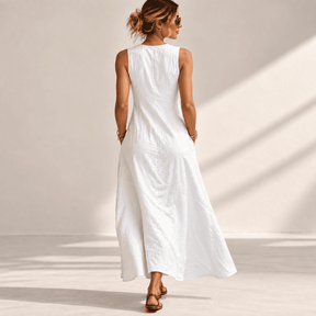 Vestido Longo Yasmin- A peça que entrega presença e elegância sem abrir mão da leveza!