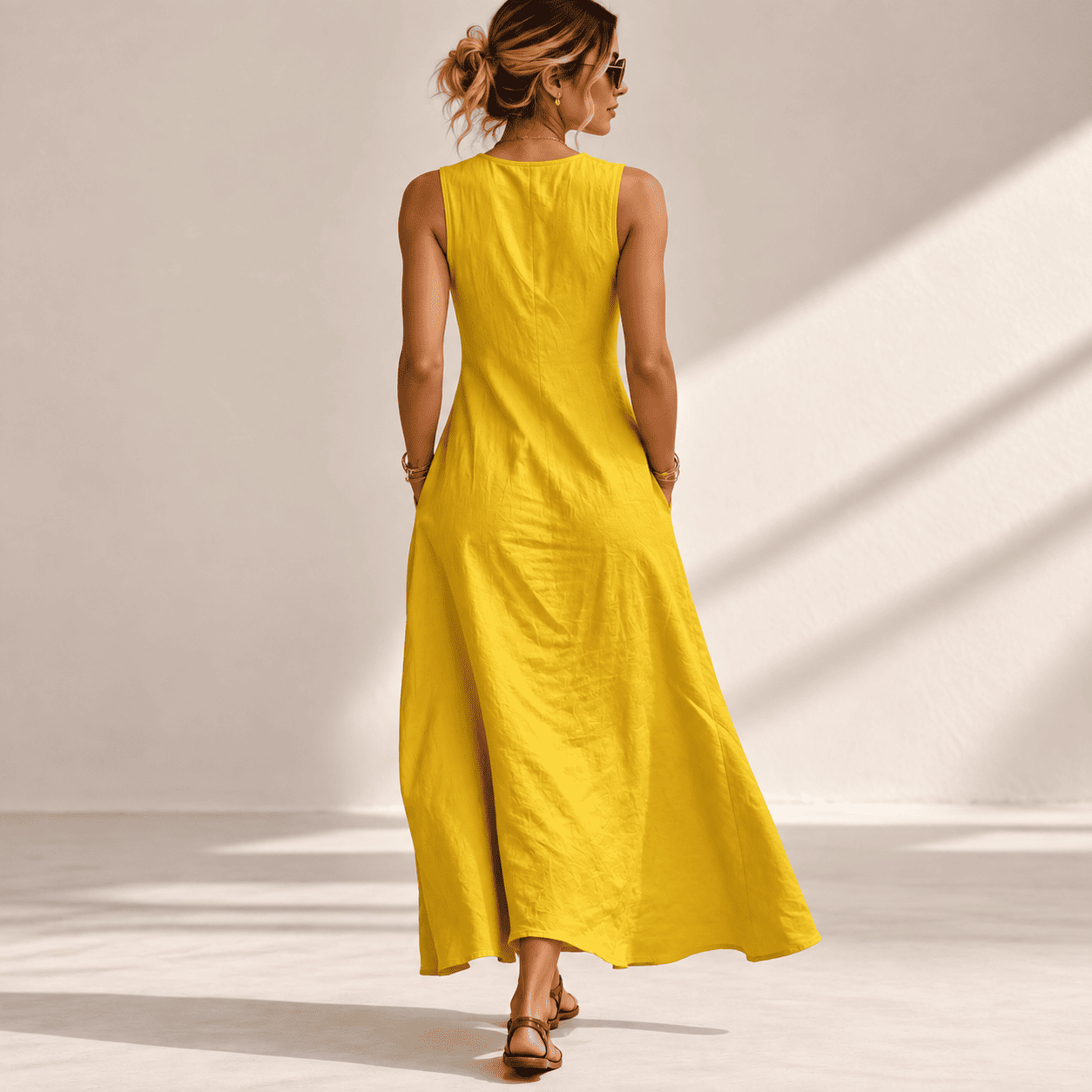 Vestido Longo Yasmin- A peça que entrega presença e elegância sem abrir mão da leveza!