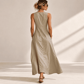 Vestido Longo Yasmin- A peça que entrega presença e elegância sem abrir mão da leveza!