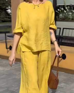 O Conjunto Inês é a peça que não pode faltar |Linho Premium- Sofisticação e elegância em 2 peças + Frete Grátis