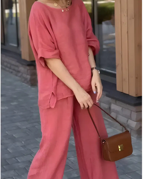 O Conjunto Inês é a peça que não pode faltar |Linho Premium- Sofisticação e elegância em 2 peças + Frete Grátis