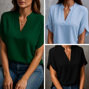 Blusa Feminina Natália- Conforto, charme e elegância +Frete Grátis