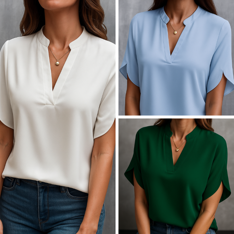 Blusa Feminina Natália- Conforto, charme e elegância +Frete Grátis