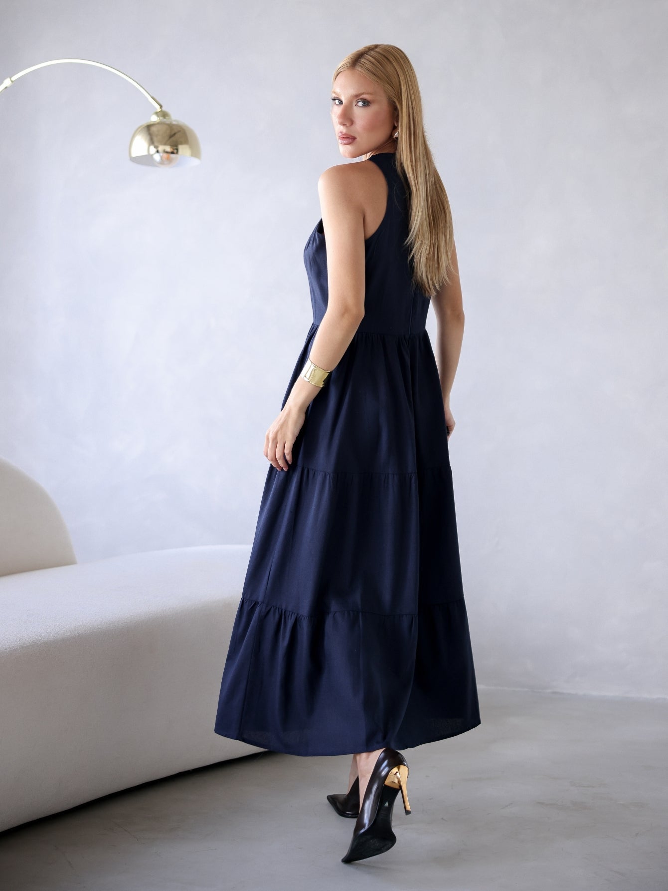 Vestido de Linho Sofia- A Combinação perfeita entre estilo e conforto + Frete Grátis