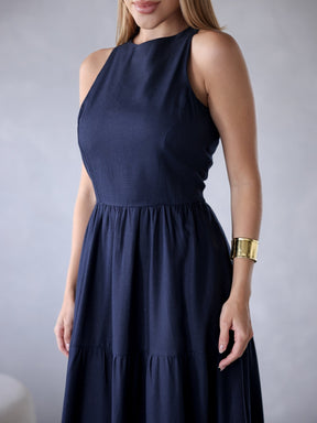 Vestido de Linho Sofia- A Combinação perfeita entre estilo e conforto + Frete Grátis