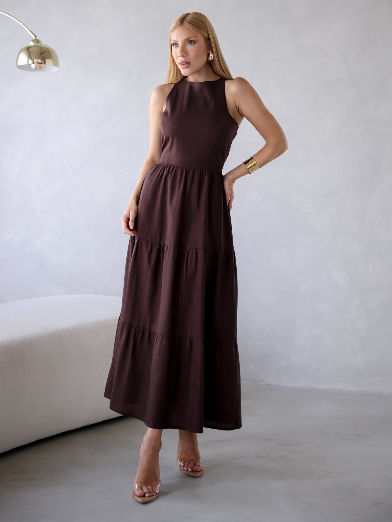 Vestido de Linho Sofia- A Combinação perfeita entre estilo e conforto + Frete Grátis