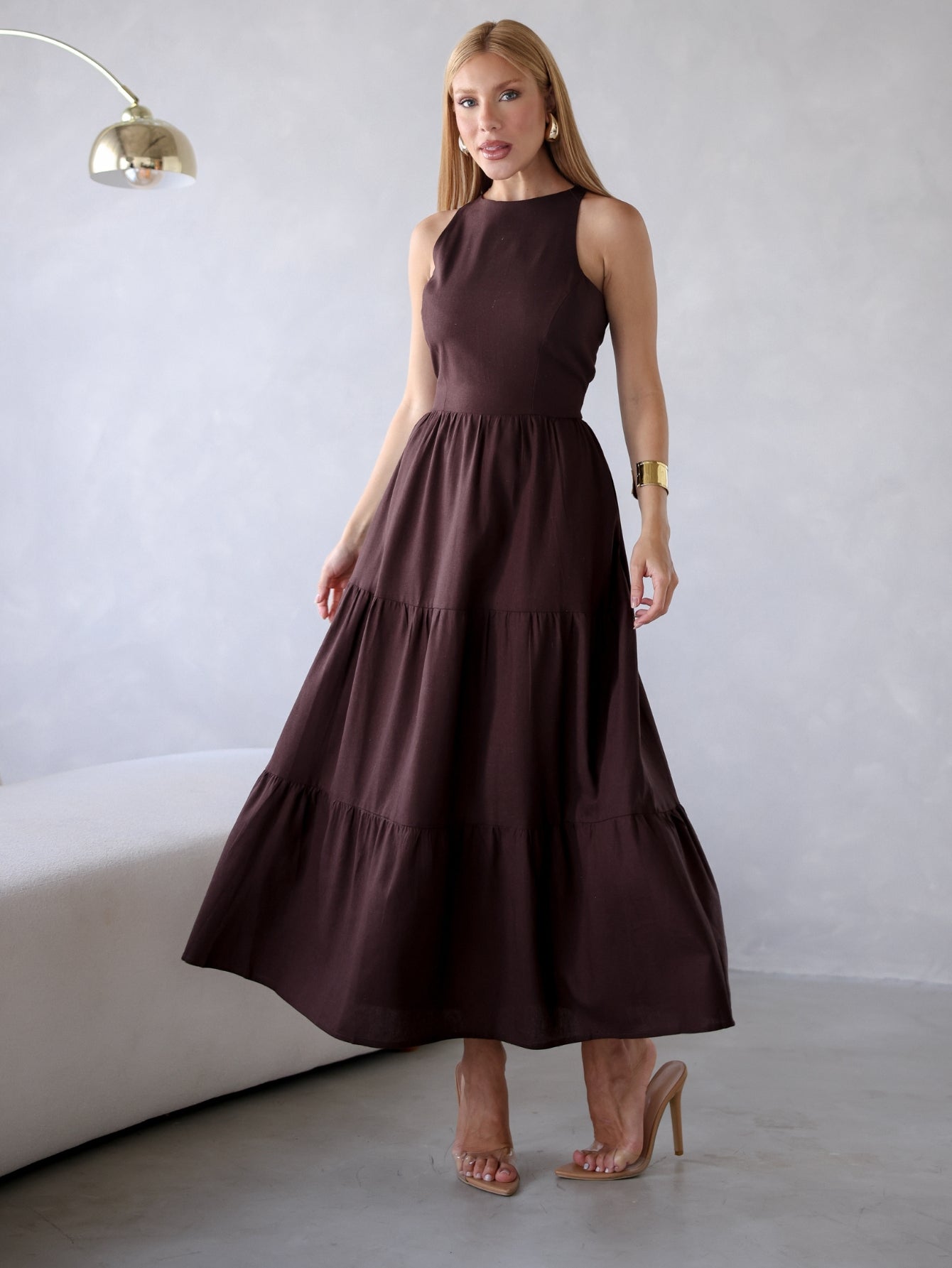 Vestido de Linho Sofia- A Combinação perfeita entre estilo e conforto + Frete Grátis
