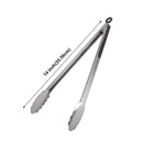 1PC BBQ Grilling Tong Salad Cake Dessert Serving Food Tongs Stainless Steel Barbecue Clips Clamp Baking Food Kitchen Tool