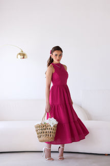 Vestido de Linho Sofia- A Combinação perfeita entre estilo e conforto + Frete Grátis