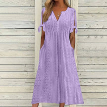 Vestido de Renda Luísa - Perfeito para dias quentes, encontros especiais ou passeios ao ar livre. (Verão 2026)
