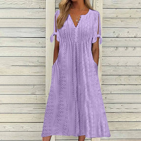 Vestido de Renda Luísa - Perfeito para dias quentes, encontros especiais ou passeios ao ar livre. (Verão 2026)