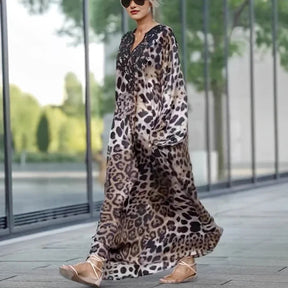 Vestido Onça Elisa- Leve e Soltinho + Frete Grátis