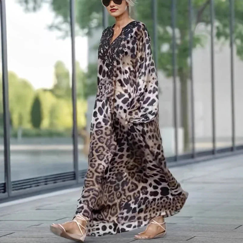 Vestido Onça Elisa- Leve e Soltinho + Frete Grátis