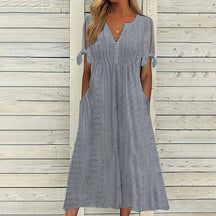 Vestido de Renda Luísa - Perfeito para dias quentes, encontros especiais ou passeios ao ar livre. (Verão 2026)