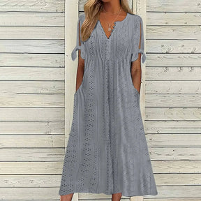 Vestido de Renda Luísa - Perfeito para dias quentes, encontros especiais ou passeios ao ar livre. (Verão 2026)